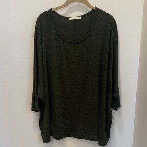 Love in Black Tunic Top